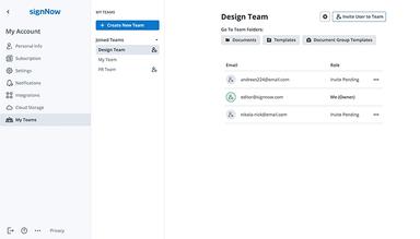 AirSlate SignNow Teams