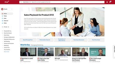 Allego Sales Enablement Sales Content Management