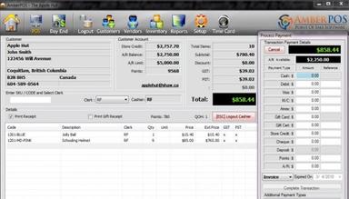 AmberPOS Point of sale checkouts