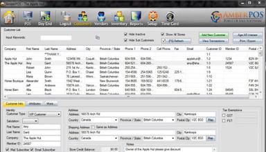 AmberPOS Transaction Based Features