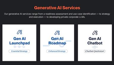 Analytics8 Generative AI Services