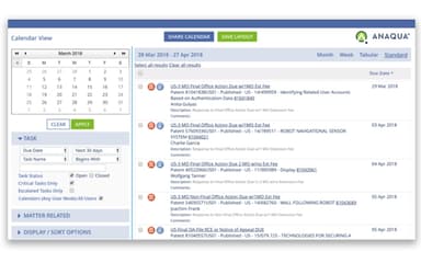 Anaqua-Docketing