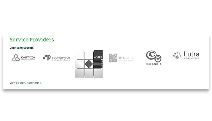 AppGeo Service Providers