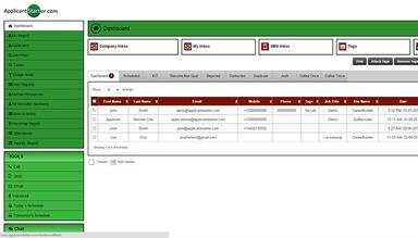 Applicant Starter Dashboard