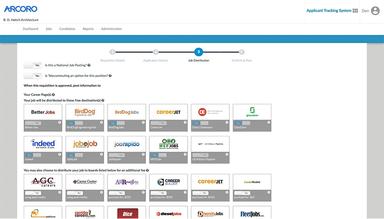 Arcoro job distribution