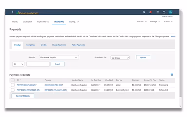 Ariba Ariba Invoice Management