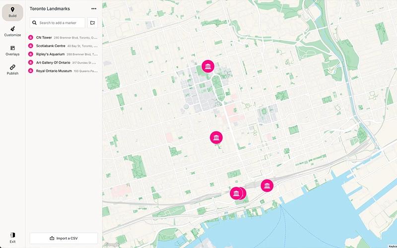 Atlist Search Landmarks