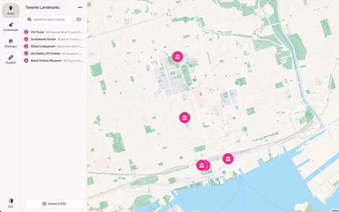 Atlist Search Landmarks