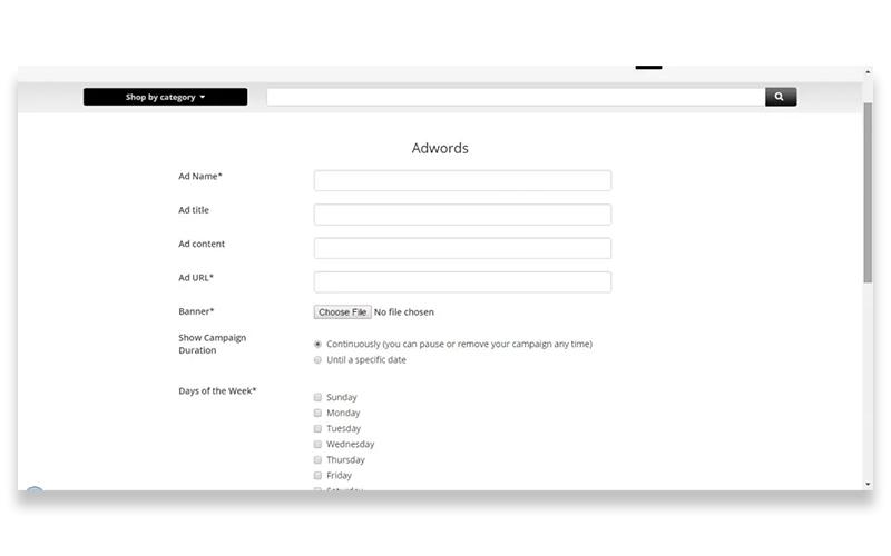 Auction Software Managing Adwords