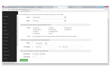 Auction Software Software Reports