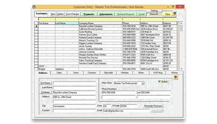 AutoFluent Customer Entry