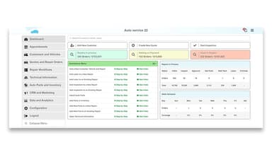 AutoRepair Cloud Dashboard
