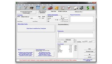 AutoShop Task Information