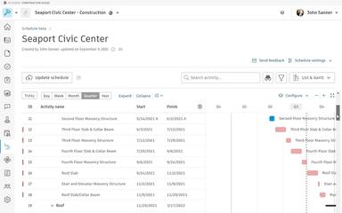 Autodesk Build schedule