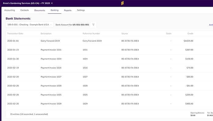 Automated Bank Feeds