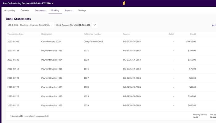 Automated Bank Feeds