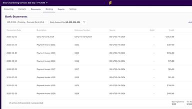 Automated Bank Feeds