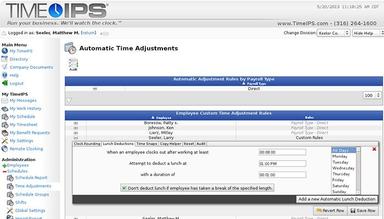 Automatic time adjustments