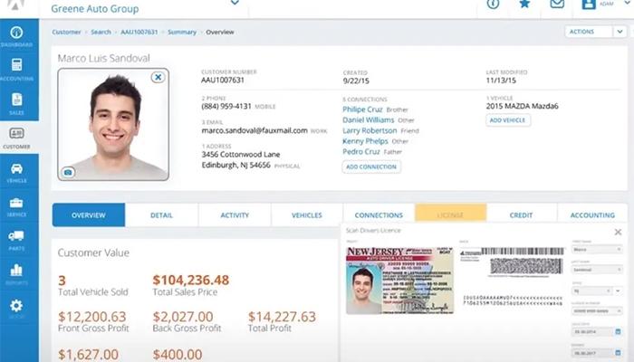 Autosoft DMS Customer Details