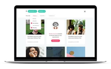 Auzmor Learn User Interface/Marketing