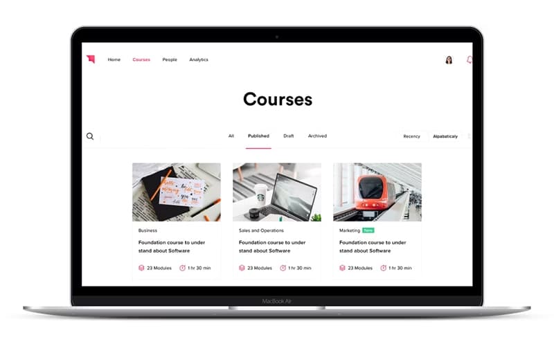Auzmor Learn Courses