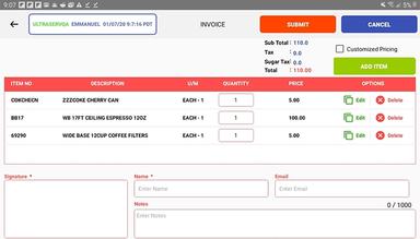 Averiware Bill of Materials