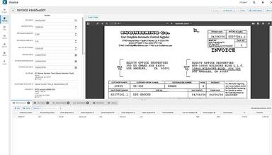 AvidXchange invoice detail screenshot