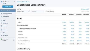 Avise Multi Entity Consolidation