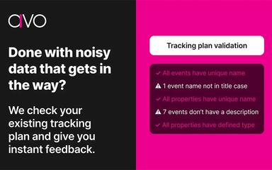 Avo Existing Tracking Plan