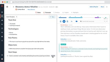 Avoma AI Generated Meeting Summaries