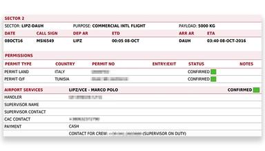 Flight brief