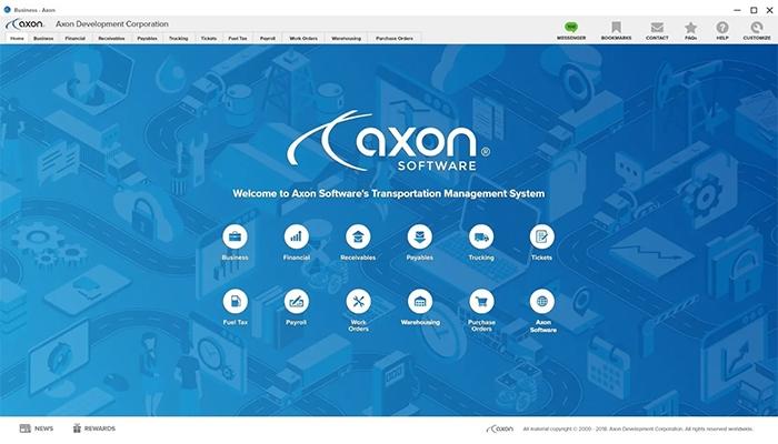 Axon home screen