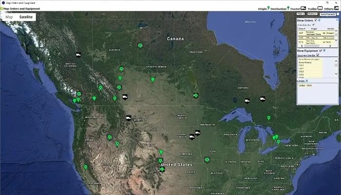 Axon map view