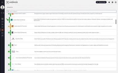Axonius Adapter List