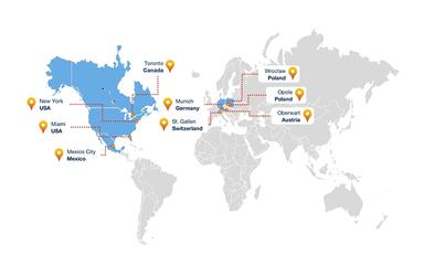 Axxiome Generic Contact Locations Map