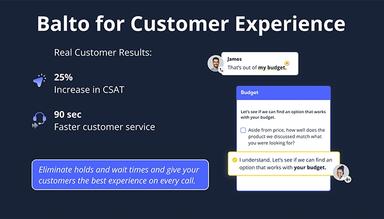 Balto Eliminate Holds and Enhance Call Experience