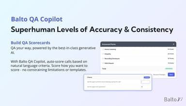 Balto QA Superhuman Accuracy