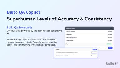 Balto QA Superhuman Accuracy