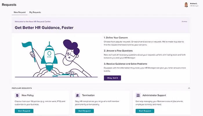 Bambee HR Request Portal