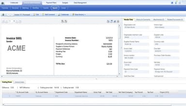 Invoice search
