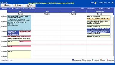 Bay-Master-schedule