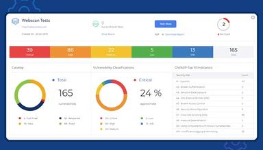 Beagle Security Application dashboards