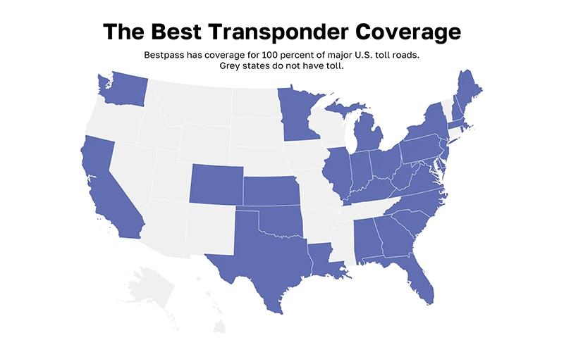 Bestpass Transponder Coverage