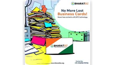 BharatBiz No More Business Cards