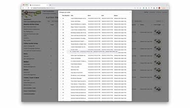 BiddingOwlcom Item Sort Drag and Drop
