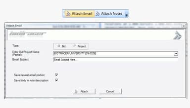 Bidtracer Outlook Integration