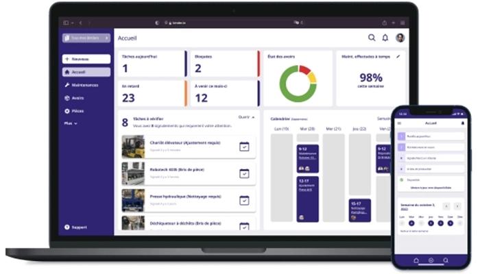 Binder CMMS Dashboard, Reports and KPIs