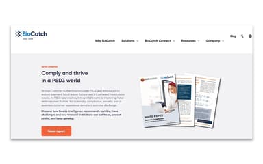 BioCatch Homepage