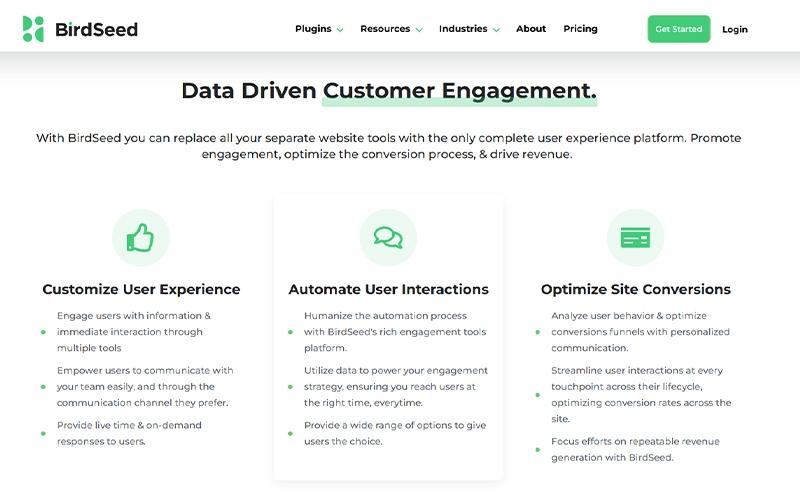 BirdSeed Data Driven