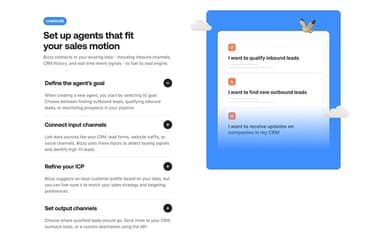 Bizzy AI Set Up Different Sales Agent